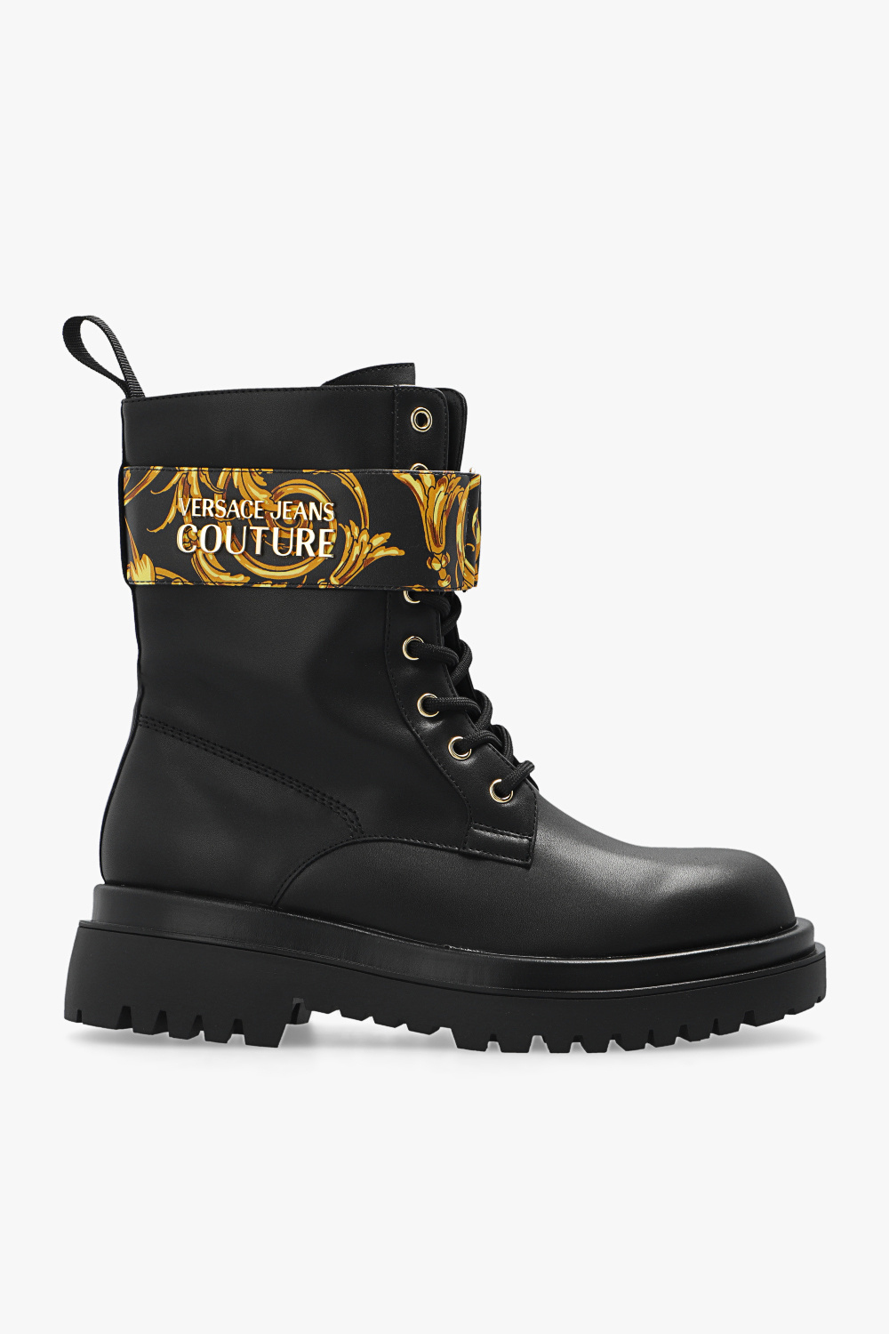 Versace combat sale boots